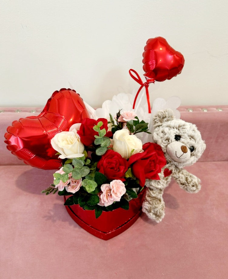 Sweetheart Teddy Bouquet